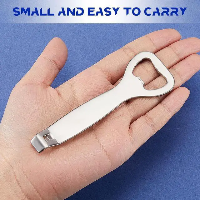 Alt view image 5 of 6 - 3 Pcs Vial Decapper 20mm 13mm Flip Cap Opener Steel,Classic Style | Stainless Steel Cap Remover Tool for Oral Liquid Seal Bottles, Lab Pharmacy Medical Use, Beer Bottle Can Jar Lid Opener
