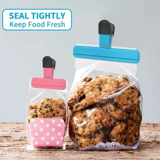 Alt view image 4 of 7 - ALLTOP Chip Clips Upgraded Wide Opening Food Bag Sealing Clips for Kitchen Storage Accessories - 9Pcs