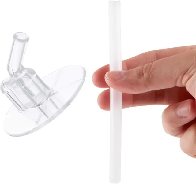 Alt view image 3 of 4 - Thermos Replacement Straws for 12 Ounce Funtainer Bottle, Clear, 2 Count