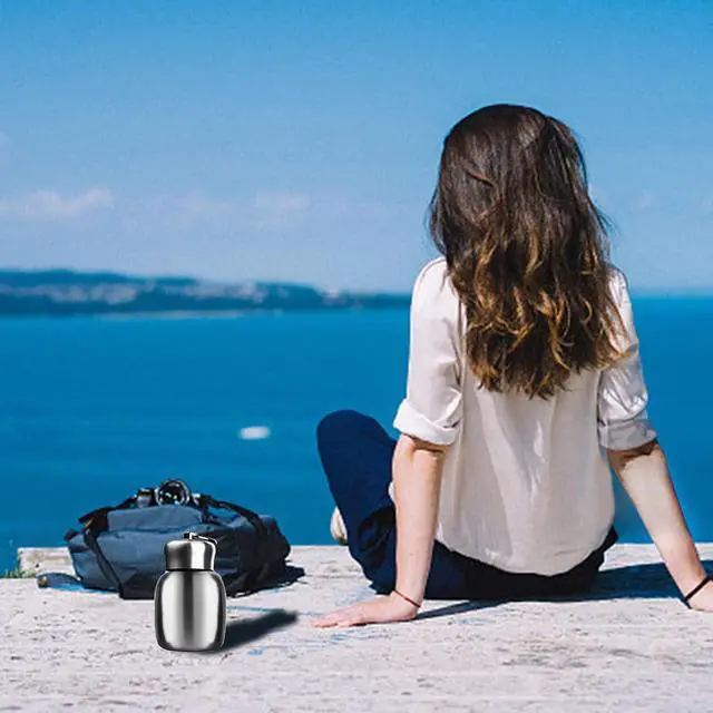 Alt view image 7 of 7 - Comeon 7oz Mini Stainless Steel Water Bottle Vacuum Insulated Mug, Original | Small Portable Thermal Flask, Leakproof, Keep Cold and Hot, for Juice, Milk, Coffee, Tea, Travel School Office Bottles
