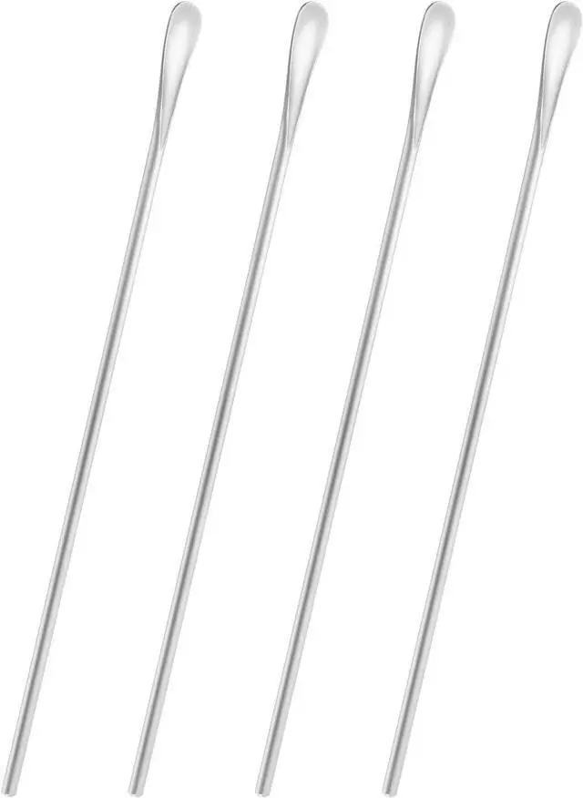 Main image of 10 inch/258mm Stainless Steel Long Coffee Spoon Stirring/Stir Stick,Drink Stirrer Mixing Spoon,Coffee Stirrer Cocktail Stick Reusable,Long Skinny Teaspoon Stirring,Iced Tea Spoon,Bar Spoon