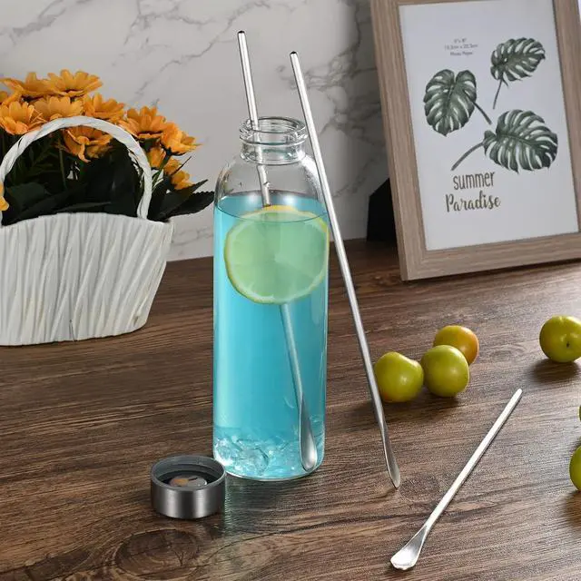 Alt view image 3 of 7 - 10 inch/258mm Stainless Steel Long Coffee Spoon Stirring/Stir Stick,Drink Stirrer Mixing Spoon,Coffee Stirrer Cocktail Stick Reusable,Long Skinny Teaspoon Stirring,Iced Tea Spoon,Bar Spoon