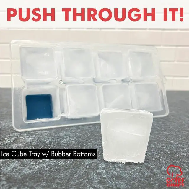 Alt view image 2 of 6 - Chef Craft Ice Cube Tray w/Rubber Bottom