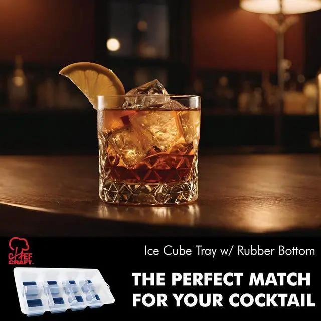 Alt view image 5 of 6 - Chef Craft Ice Cube Tray w/Rubber Bottom