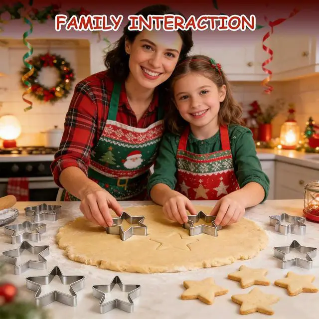 Alt view image 6 of 7 - Stars Cookie Cutter, Pack of 5