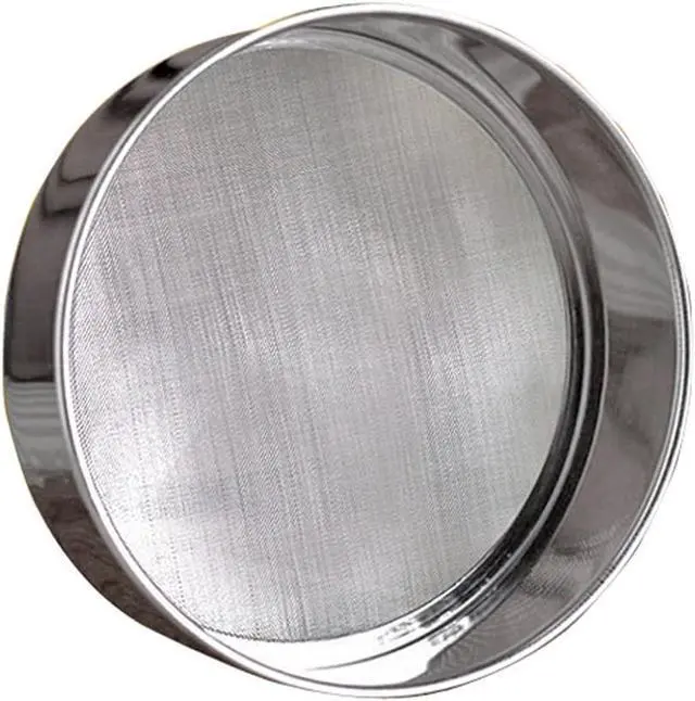 Main image of LOVEDAY 6 Inch Stainless Steel Round Flour Sieve with 40 Mesh (18/8 Steel)