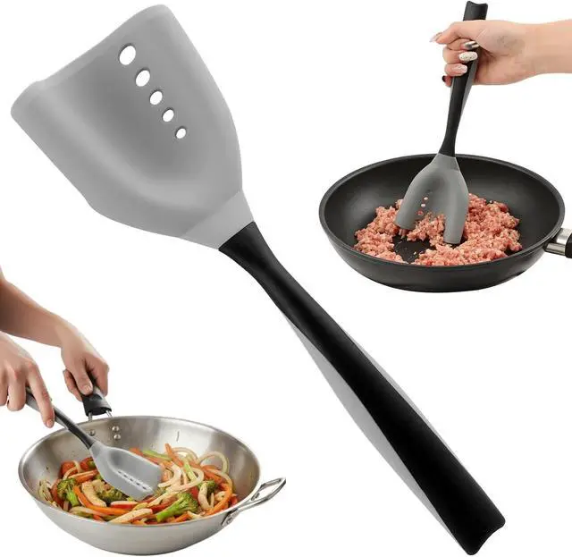 Main image of Meat Chopper Spatula Ground Beef Masher- Heat Resistant Mincing Spatula Meat Smasher Tool,Non Stick Ground Chopper Hamburger Grinder,for Beef,Potato Mix,Poultry Tenderizers