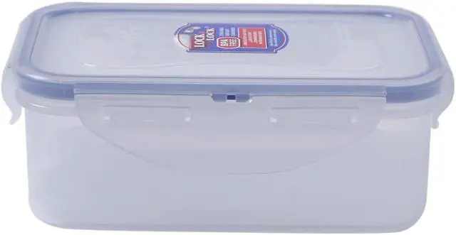 Alt view image 2 of 7 - LOCK & LOCK LocknLock Easy Essentials Rectangular Butter and Cheese Container Food Container, Small, 15.0 Ounce - Clear