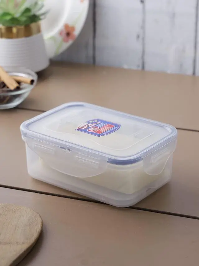 Alt view image 6 of 7 - LOCK & LOCK LocknLock Easy Essentials Rectangular Butter and Cheese Container Food Container, Small, 15.0 Ounce - Clear
