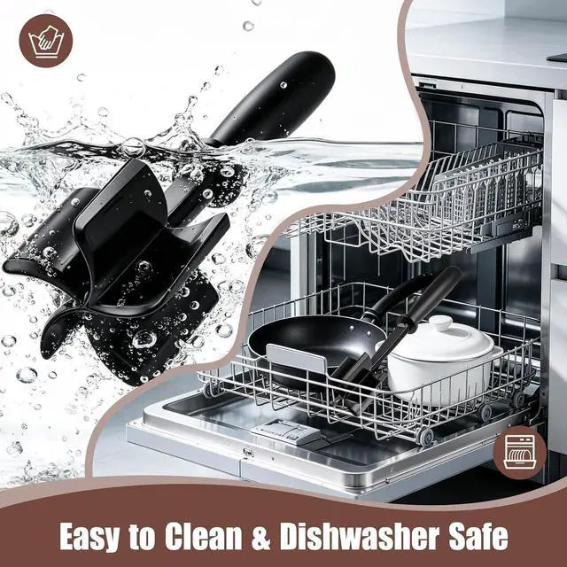 Alt view image 7 of 7 - 2PCS Ground Beef Masher with 5-Blade Head, High-Temp Heat-Resistant Ground Meat Chopper, Black Meat Masher for Multi-Function Mix and Mash, Nylon Kitchen Utensils for Turkey/Beef