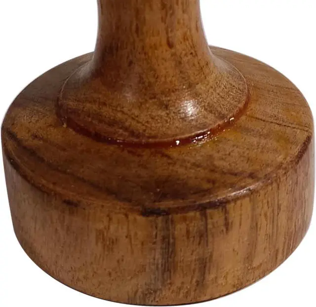Alt view image 5 of 7 - Wooden Potato Masher Wooden Food Masher Vegetable Smasher Roti Chapati Presser Roti Bhakri Or Khakara on Tava Presser Crusher