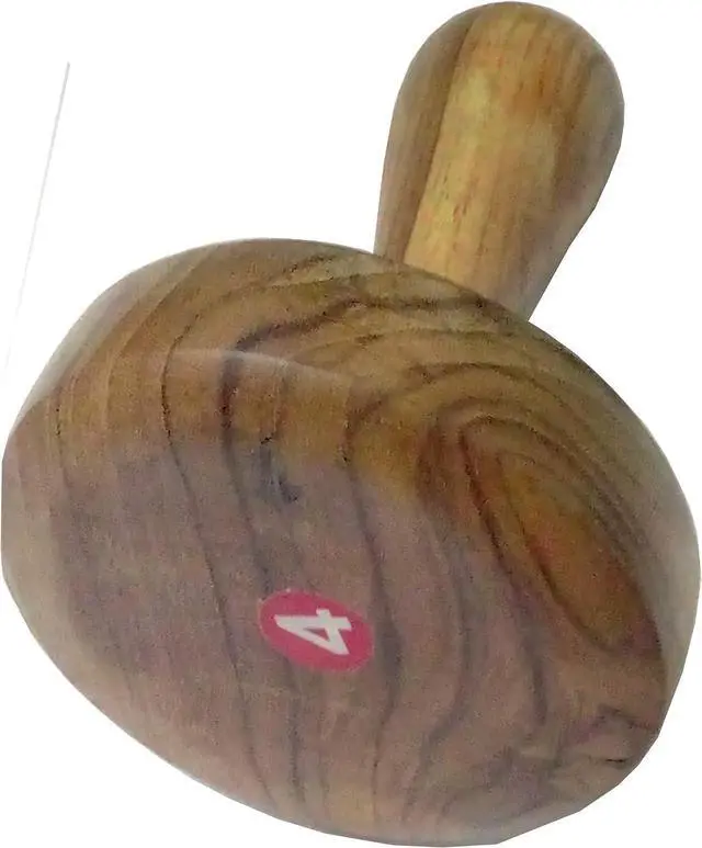 Main image of Wooden Potato Masher, Wooden Roti Chapati Presser,roti bhakri or khakara on tava Presser, Crusher