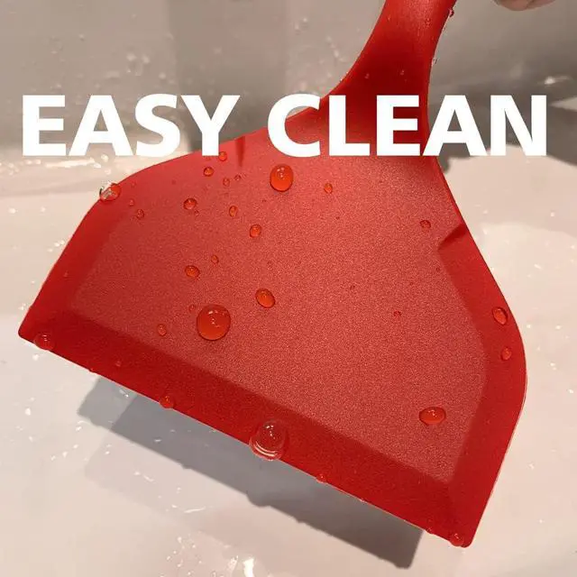 Alt view image 3 of 7 - Wide Silicone Egg Spatula for Japanese Tamagoyaki pan, Omelet Flipper | nonstick griddle tools, flip scraper for pancakes,heat-resistant,wide turner for fish,burgers,steak,omelettte pan spatula