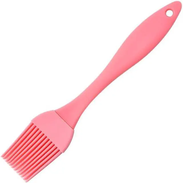 Alt view image 7 of 7 - Silicone Oil Brush 4PCS Household Pouring Pastry Brush with Removable Head for Kitchen Cooking Baking Grilling Sauce Butter Marinade Blue Gray Pink Apricot