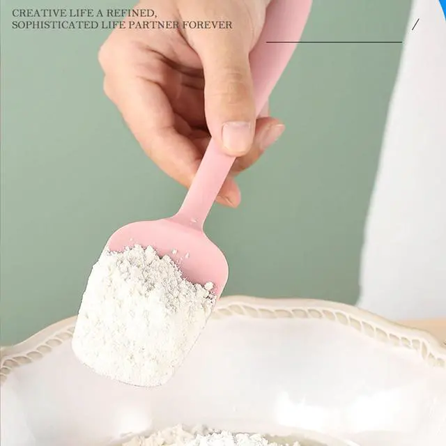 Alt view image 4 of 7 - 4 PCS,7.8Inch Silicone Spatulas Rubber Spatula Small Spatula Baking Mini Spatula Mixing Tool for Nonstick Cookware (4 colors)