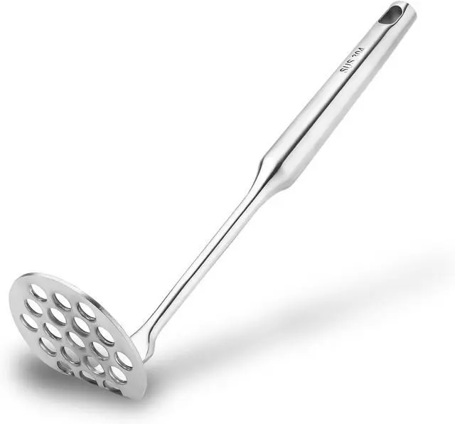 Main image of Potato Masher, Stainless Steel Mini Avocado Masher Small Mashed Potato Ricer Food Masher Kitchen Tool for Avocados, Beans, Meat, Fruit and Vegetables, Dishwasher Safe