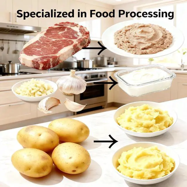 Alt view image 3 of 7 - Meat Chopper, Hamburger Grinder, Premium Heat Resistant Masher for Ground Beef, Burger Grinder, Potato Masher, Nylon Potato Mix Tool, Safe, Non-Stick, Mix and Chop Kitchen Tool - Black