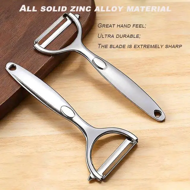 Alt view image 7 of 7 - Potato Masher +Peeler 2 in 1 Set 304 Stainless Steel with Ergonomic Handle | Perforated Base, Long Big Ergonomic Handle, For Potatoes, Avocados, Beans, Fruit, Vegetables, Ricer Kitchen Tool