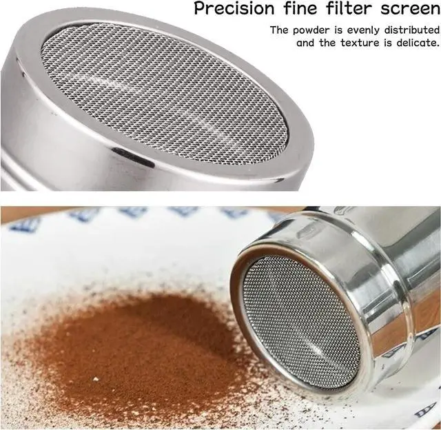 Alt view image 3 of 7 - Powdered Sugar Shaker Flour Duster Sifter for Bread Baking Stainless Steel