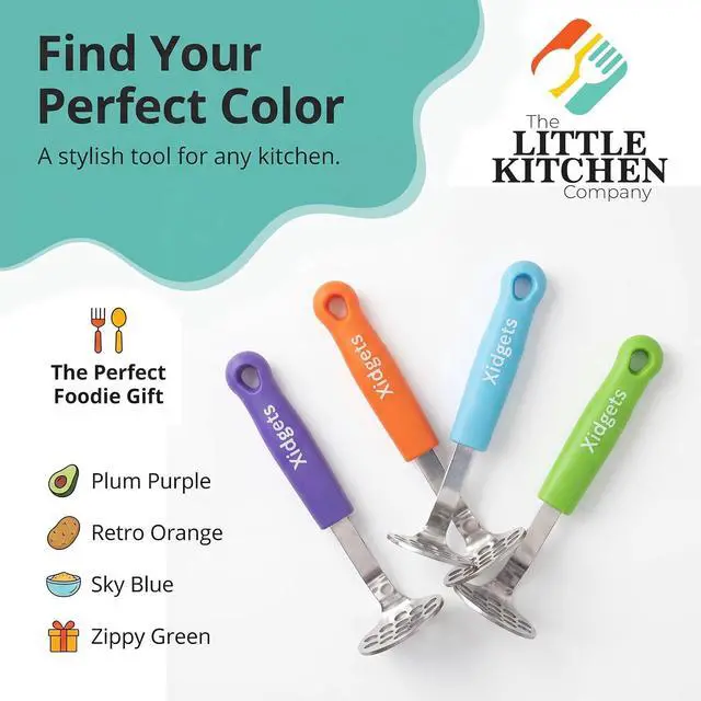 Alt view image 6 of 6 - Mini Avocado Masher | Dishwasher Safe | Stainless Steel (Plum Purple)