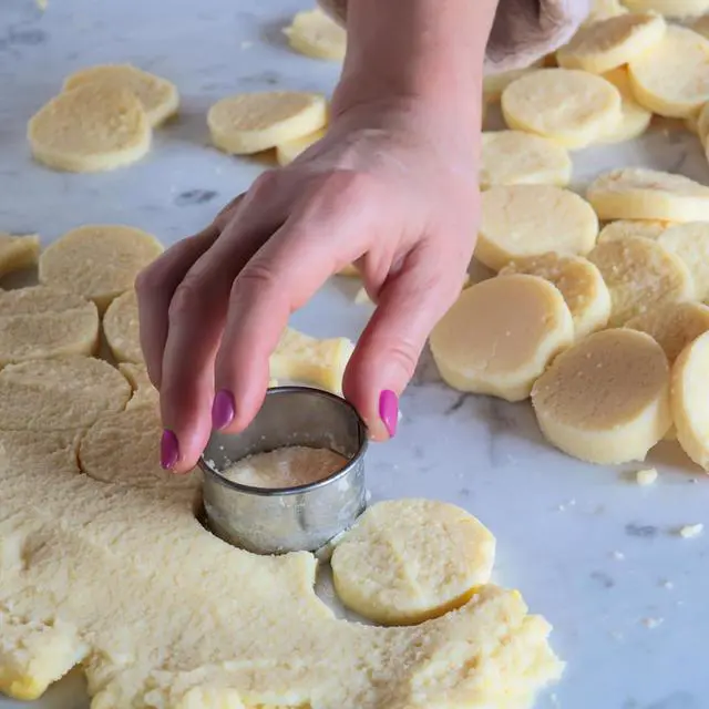 Alt view image 3 of 6 - ALLTOP 12 Pcs Round Biscuit Cutter - Stainless Steel Baking Essential Tool for Effortless Circle Cookie Shaping,Pastry,Cake Decoration&Fondant Creation Precise Cut Utensil for Dumpling,Scone, Donut
