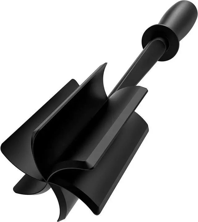 Main image of Professional Heat Resistant Ground Beef/Hamburger/Potato Masher | Nylon Ground Beef Chopper Tool | Hambuger Smasher Safe for Non-Stick Cookware (black)