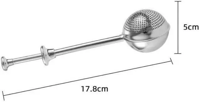 Alt view image 2 of 7 - Silver 304 Stainless Steel Flour Powder Filter Spoon, Baker Dusting Wand For Sugar Flour Spices, Flour Sugar Powder Spoon Kitchen Tools, Baking Sifters Baking Tools and Accessories