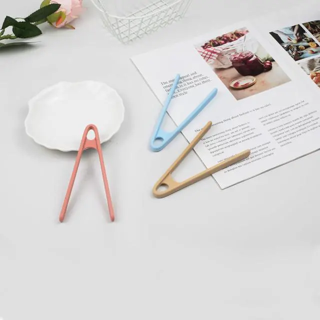 Alt view image 7 of 7 - 3-Pack Mini Silicone Tongs 5.5" Small Kitchen Tongs in 3 Colors for Cooking, Serving & Fine Motor Skills