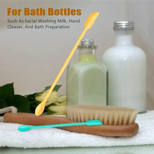 Alt view image 5 of 7 - Silicone Spatula Set 6Pcs, Mini Jar Scraper for Makeup & Food | Mini spatulas reach every last drop in jars and bottles, reducing waste for food, cosmetics and personal care products.