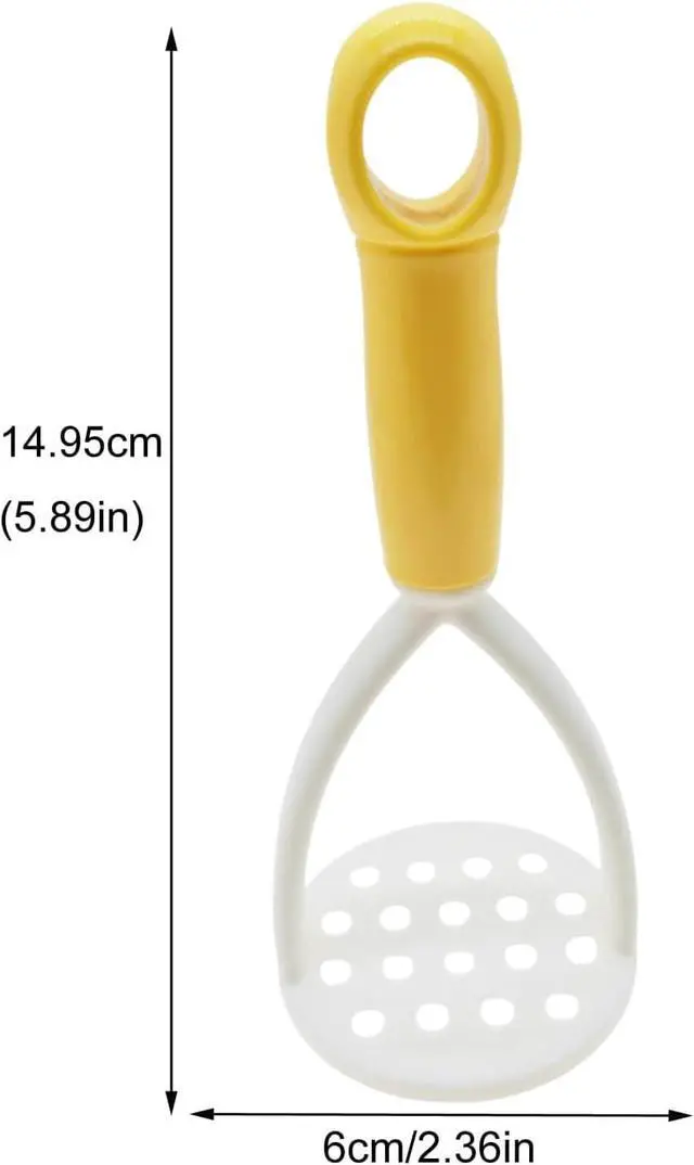 Alt view image 2 of 7 - 5Pcs Mini Potato Masher Cooking Utensils Non-Scratch Nonstick Masher Manual Silicone Potato Masher Kitchen Tools for Bean, Root Vegetables