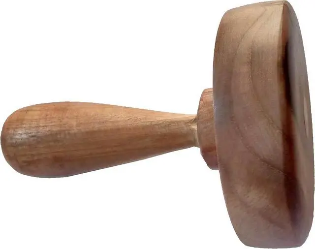 Alt view image 6 of 7 - Big Wooden Potato Masher,Wooden Roti Chapati Presser,roti bhakri or khakara on tava Presser, Crusher