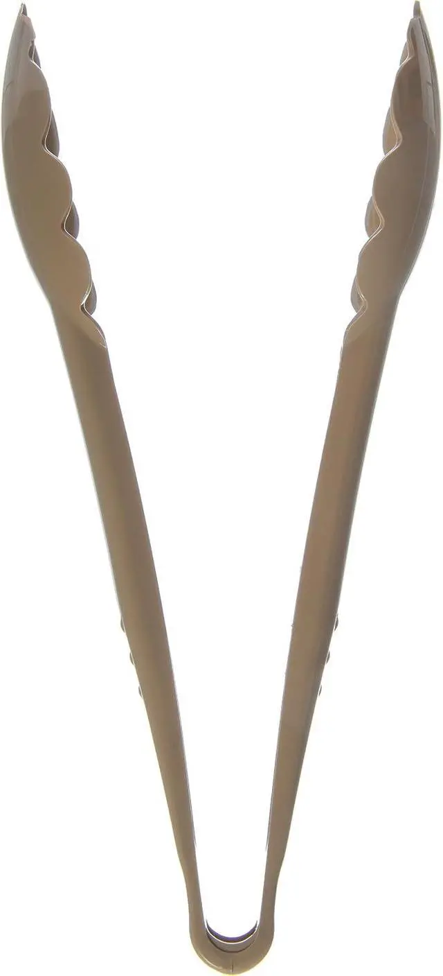 Alt view image 2 of 7 - Carlisle FoodService Products salad tongs 9 in 470906 Heat Resistant Plastic Tongs for Grilling and Food Prep, Dishwasher Safe for Restaurants, Kitchens, Catering NSF Listed, Beige