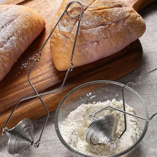 Alt view image 7 of 7 - Cabilock Stainless Steel Flour Sieve Handheld Mesh Flour Sifter for Baking Powdered Sugar Cocoa Almond Powder Fine Mesh Strainer for Kitchen Sifting Tool