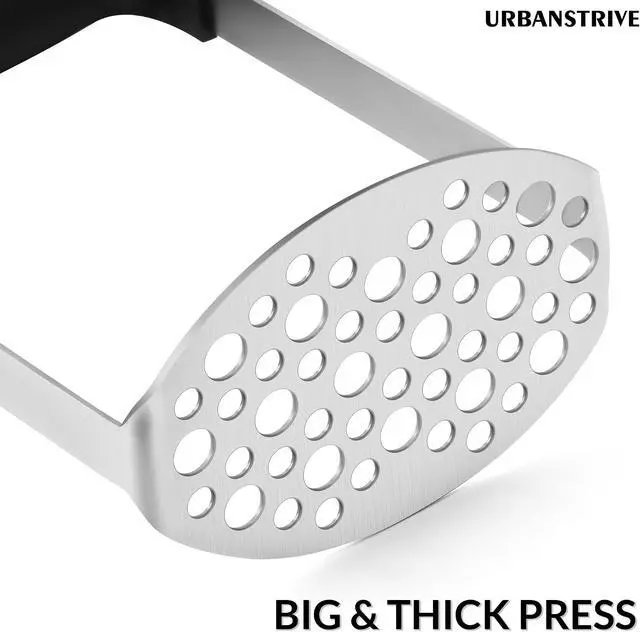 Alt view image 5 of 7 - Upgraded Potato Masher Stainless Steel Durable Non-break Handle Rust-proof | Dishwasher Safe Sturdy Heavy Duty Masher Kitchen Tool for Avocado Bean Vegetable Jams Sauces Guacamole Kitchen Gadgets