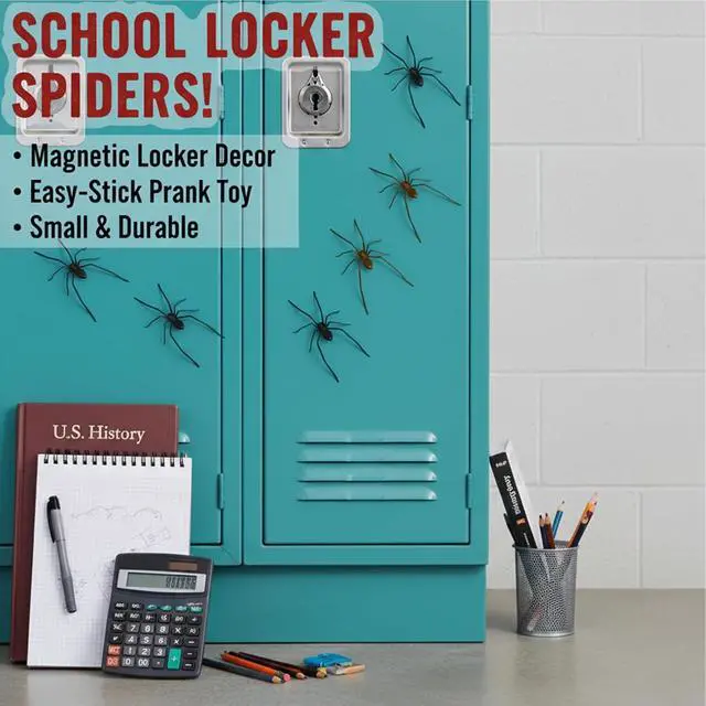 Alt view image 3 of 7 - 4PCS 3D Spider Fridge Magnet, Realistic Spider Magnets - Cute Removable Magnetic Decals for Refrigerator, Car, Garage Door, Indoor Outdoor Decor, The for Lovers of Unique Decor (Black)