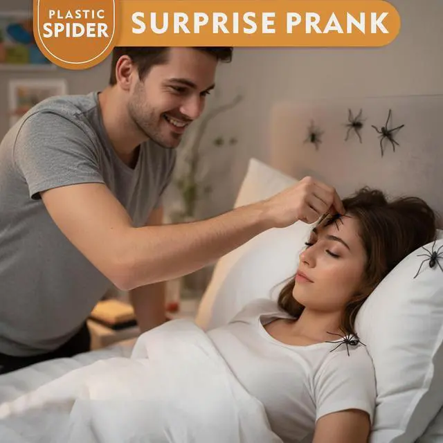Alt view image 5 of 7 - 4PCS 3D Spider Fridge Magnet, Realistic Spider Magnets - Cute Removable Magnetic Decals for Refrigerator, Car, Garage Door, Indoor Outdoor Decor, The for Lovers of Unique Decor (Black)