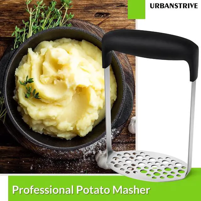 Alt view image 7 of 7 - Upgraded Potato Masher Stainless Steel Durable Non-break Handle Rust-proof | Dishwasher Safe Sturdy Heavy Duty Masher Kitchen Tool for Avocado Bean Vegetable Jams Sauces Guacamole Kitchen Gadgets