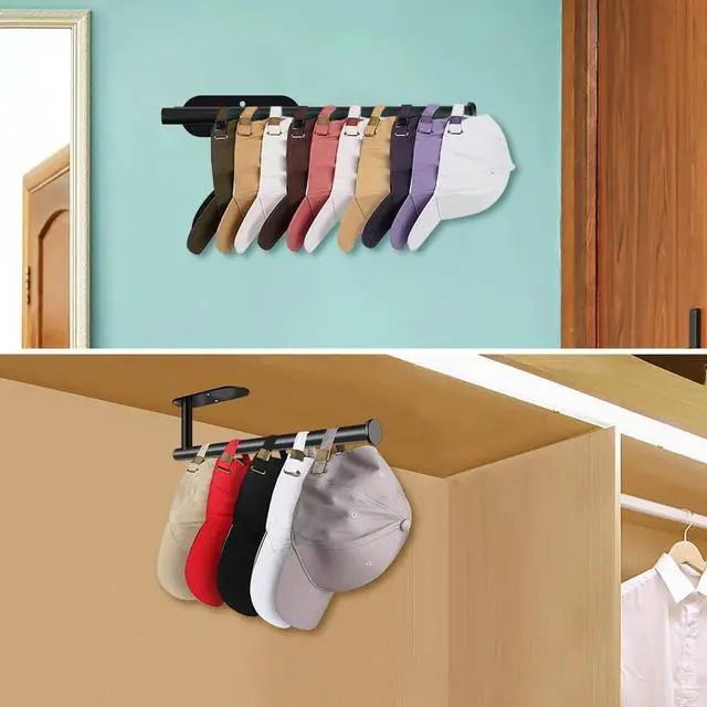 Alt view image 5 of 6 - MGahyi Black Paper Towel Holder Under Cabinet Wall Mount | 13.2In Rust-resistant Stainless Steel Paper Towel Roll Rack, Self Adhesive Or Drilling, for Kitchen Laundry Bathroom