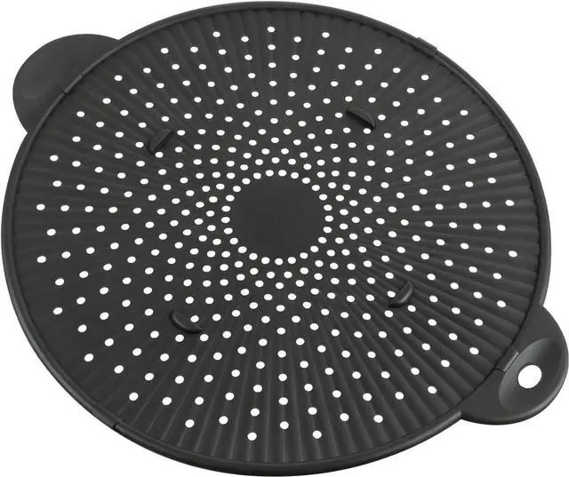 Main image of Silicone Splatter Screen for Frying Pan - 11 Inch Heat-Resistant Silicone Grease Splatter Guard, Multi-Use Oil Splash Guard for Kitchen Cooking Pan Cover, Dishwasher Safe