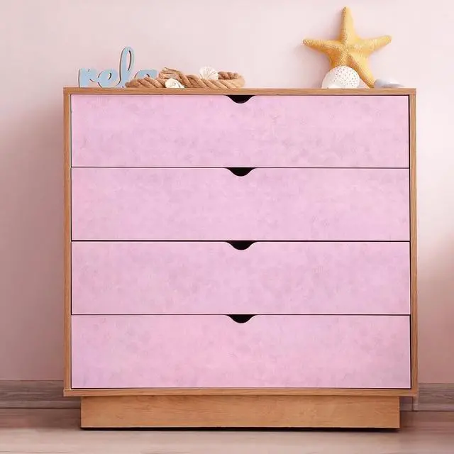 Alt view image 5 of 7 - CHIHUT Self Adhesive Velvet Flocking Liner Light Pink Velvet Contact Paper Roll Peel and Stick Soft Fabric Velvet Drawer Liners for Jewelry Dresser Box Shelf Liner 12x100 Solid Pink Felt Wallpaper