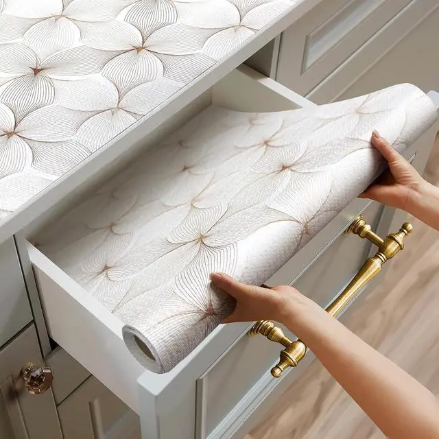 Main image of Quttisay Shelf Liner for Cabinets Non Adhesive Drawer Liner 12in x 10ft | Cabinet Liner for Shelves,Cupboard Liner Non Slip Shelf Liners for Kitchen Cabinets,Drawer Liners for Bathroom,Shelf Paper