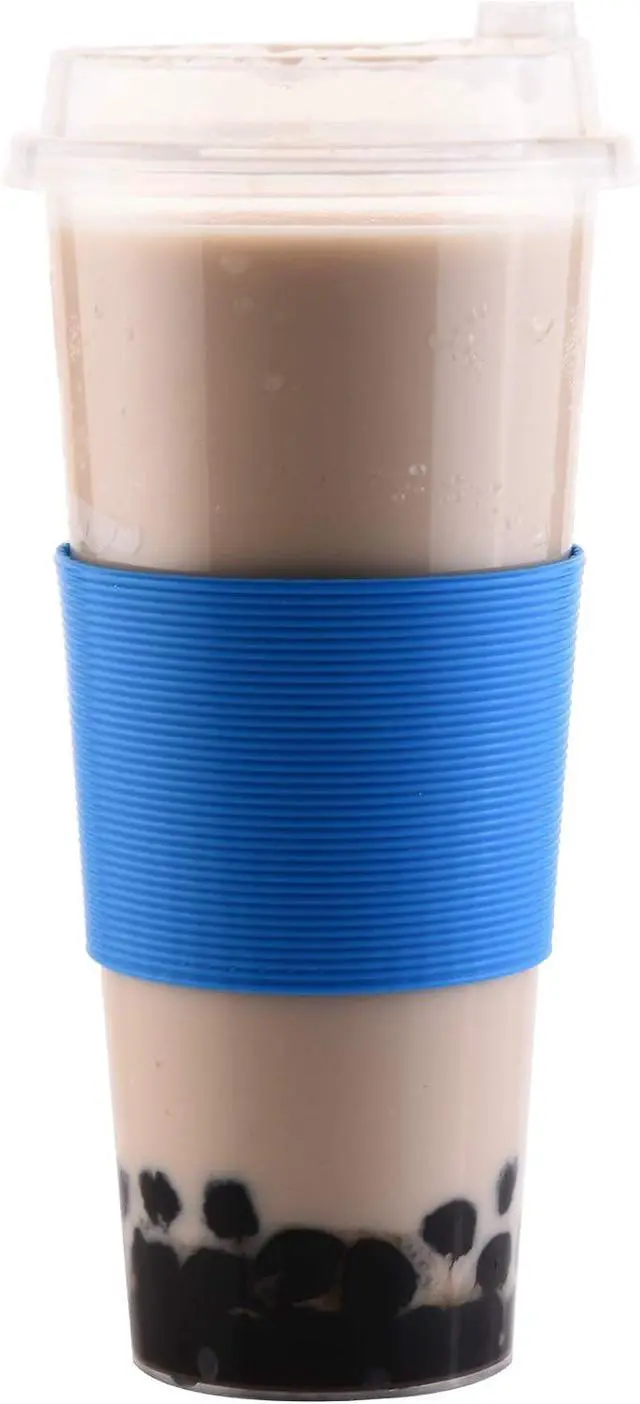 Alt view image 6 of 6 - Cosmos Pack of 6 Assorted Colors Heat-resistant Silicone Coffee Cup Sleeve for Coffee Mug, Assorted Color