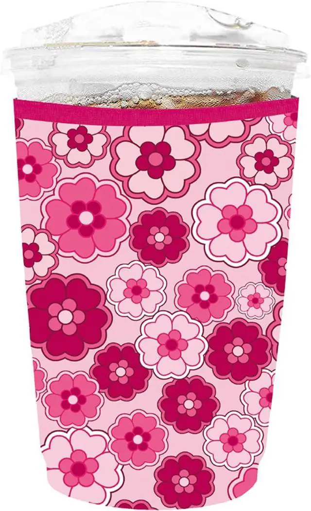 Alt view image 3 of 5 - 3 Pack Reusable Iced Coffee Cup Insulator Sleeve for Cold Beverages and Neoprene Cold Coffee Cup Sleeves Cooler Cover 16-32OZ for Coffee Cups, McDonalds, Dunkin Donuts