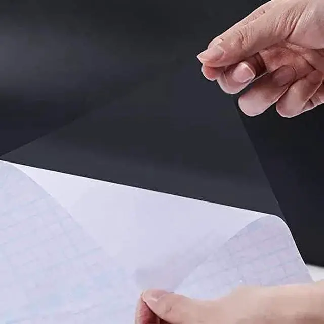 Alt view image 2 of 7 - Heroad Brand Clear Self Adhesive Shelf Liner Clear Contact Paper Adhesive Film Peel and Stick Protect Contact Paper for Drawer Liner Transparent Easy Apply Waterproof Multipurpose Vinyl Film 17.7x5ft