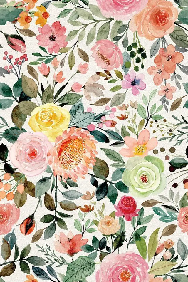 Main image of Self Adhesive Rose Floral Drawer Liner Contact Paper Peel and Stick Floral Wallpaper for Girls Bedroom Shelves Cabinets Dresser Table Furniture Walls Decal 17.7X117 Inches