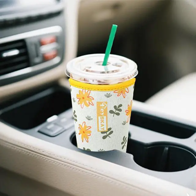 Alt view image 6 of 7 - HEYSKAY Iced Coffee Sleeve Cooler Coffee Cup Sleeves for Drinks 16-32OZ | Cold Drink Sleeve For Starbucks Dunkin Coffee Cup, Insulated Neoprene, Prevent Condensation to Avoid Mess, Gifts for Women
