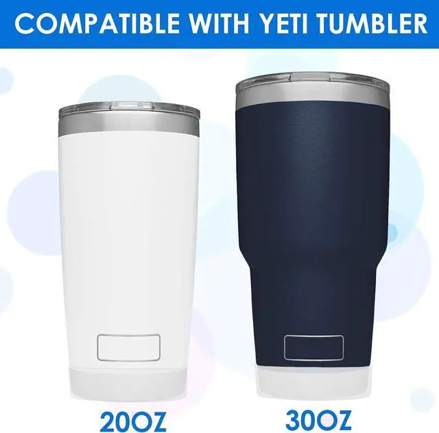 Alt view image 4 of 7 - 4 PCS Silicone Boot Sleeve for Tumbler 30 oz 20 oz, Water Bottle Bottom Protector, Non-Slip Mug Cup Coaster for 7-7.5cm Bottom of the Insulated Cup