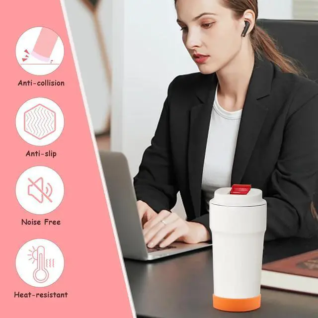 Alt view image 3 of 5 - 15pcs 70mm Silicon Protective Cup Mat,Rubber Cup Sleeve,Heat-Resistant Water Bottle Holder,Insulation Tumbler Protector,Non-Slip Cup Bottom Cover,Mug Coaster,Multicolor