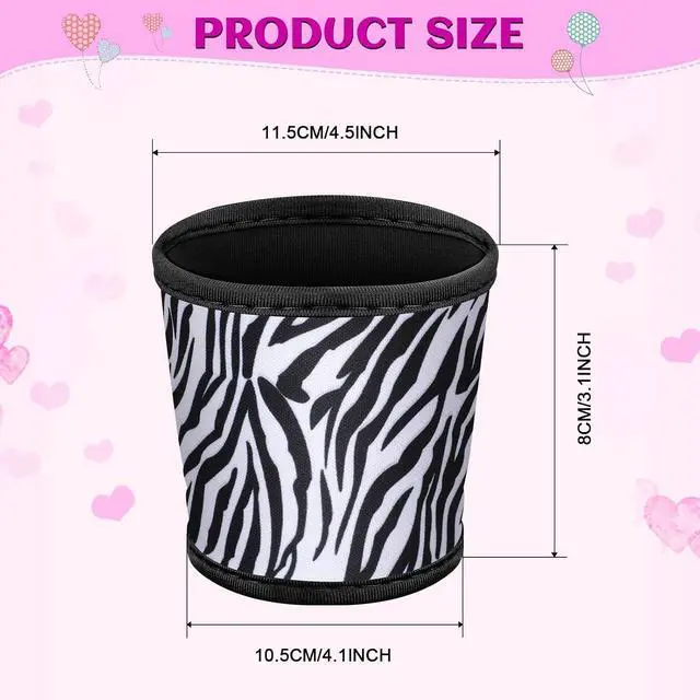 Alt view image 2 of 7 - Patelai 6 Pcs Hot Cup Sleeves Reusable Neoprene Insulated Coffee Holders | Washable Heat Resistant, Fits Standard Mugs, for Tea Coffee Hot Cold Drinks, Keeps Hands Cool, 6 Trendy Patterns