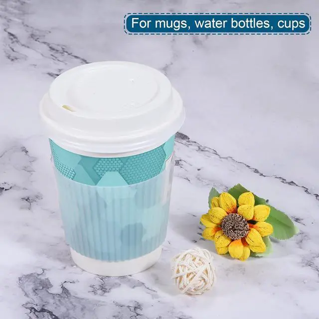 Alt view image 5 of 5 - MECCANIXITY Mug Sleeves, Heat Resistant Protective Anti-Slip Cup Silicone Covers Water Bottle Boots